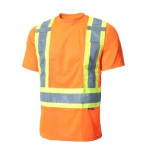 SHORT SLEEVE T-SHIRT WITH REFLECTIVE STRIPES