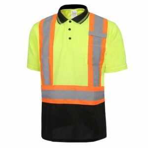SHORT SLEEVES POLO WITH REFLECTIVE BANDS