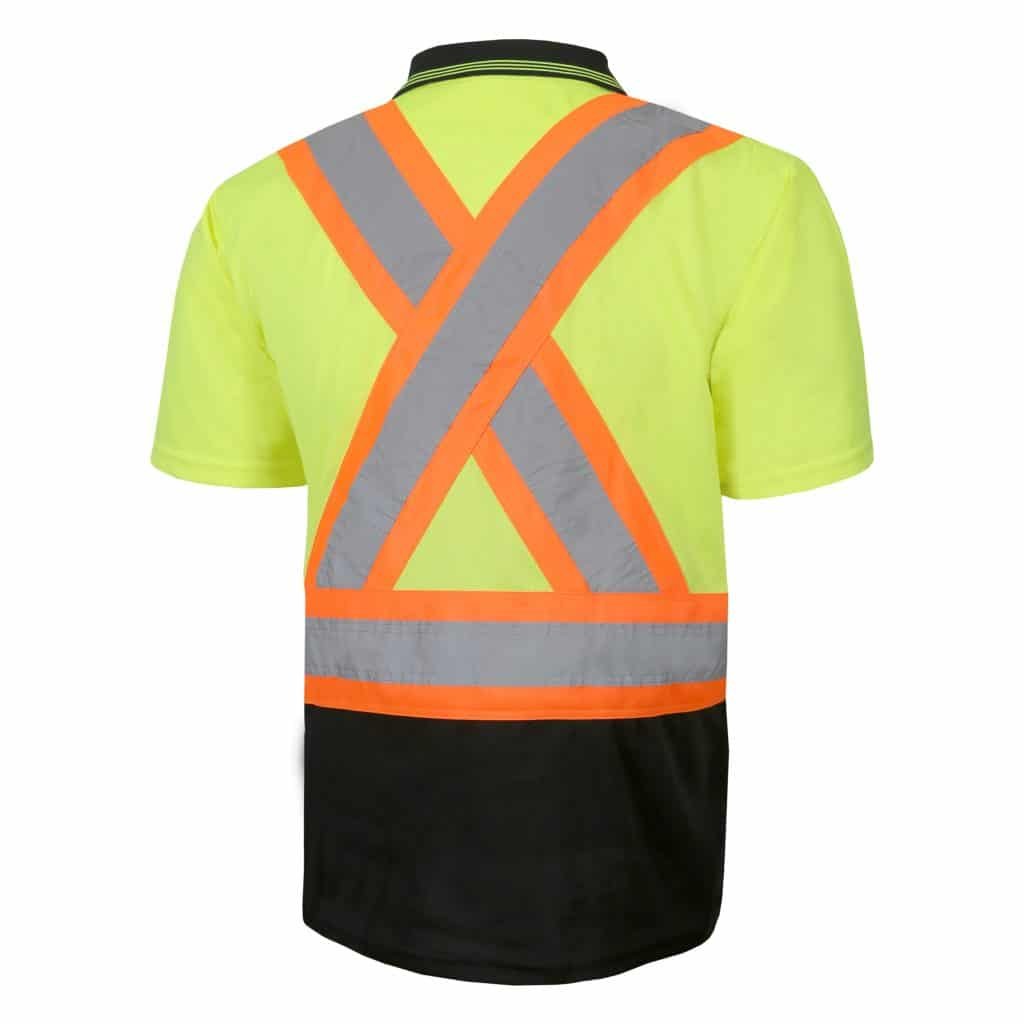 SHORT SLEEVES POLO WITH REFLECTIVE BANDS - Image 3