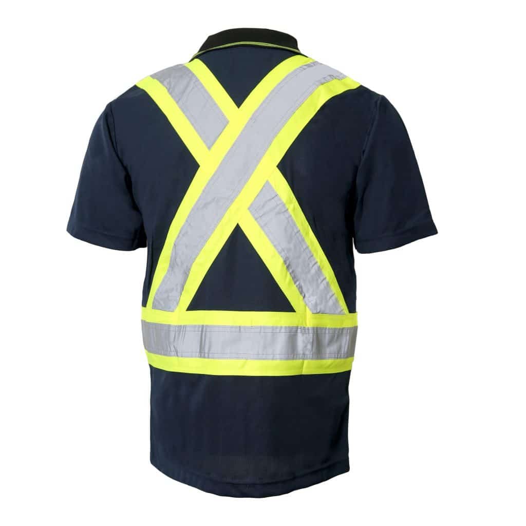 SHORT SLEEVES POLO WITH REFLECTIVE BANDS - Image 7