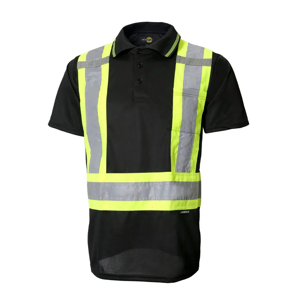 SHORT SLEEVES POLO WITH REFLECTIVE BANDS - Image 8