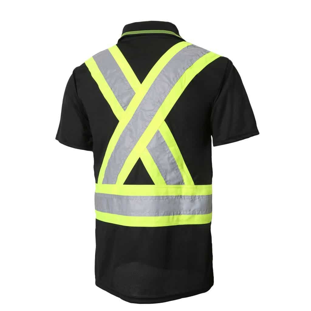 SHORT SLEEVES POLO WITH REFLECTIVE BANDS - Image 9