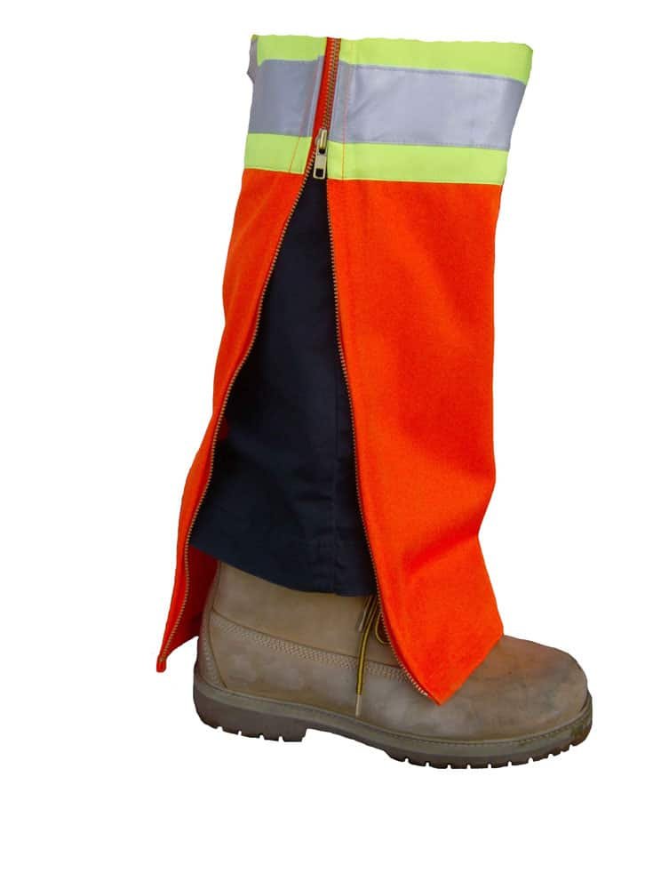 UNLINED COVERALL WITH ZIPPER ON THE LEGS AND REFLECTIVE STRIPES - Image 4