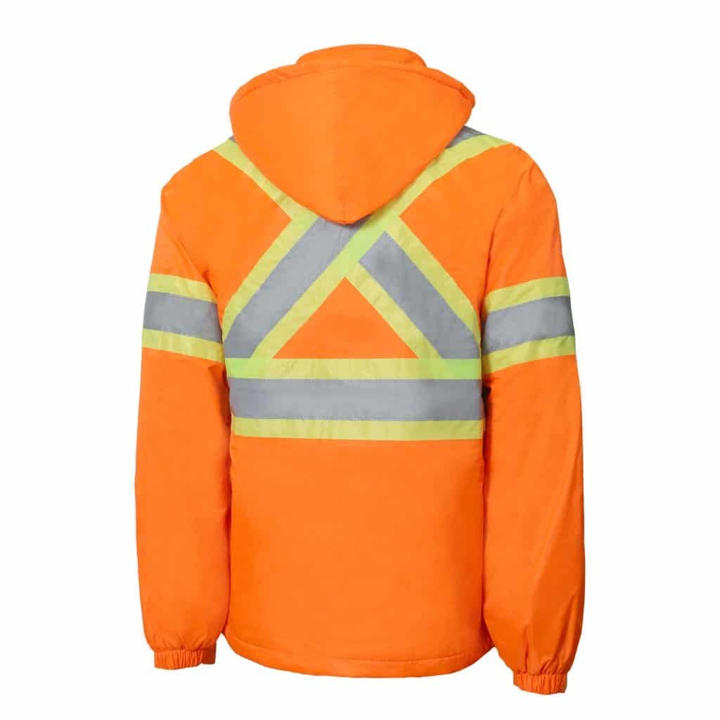 POLYESTER JACKET LINED WITH POLAR FLEECE AND REFLECTIVE STRIPES - Image 4